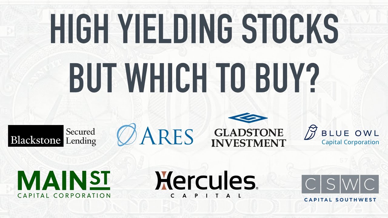 I COMPARED 7 HIGH YIELDING STOCKS - BDC STOCKS ANALYZED