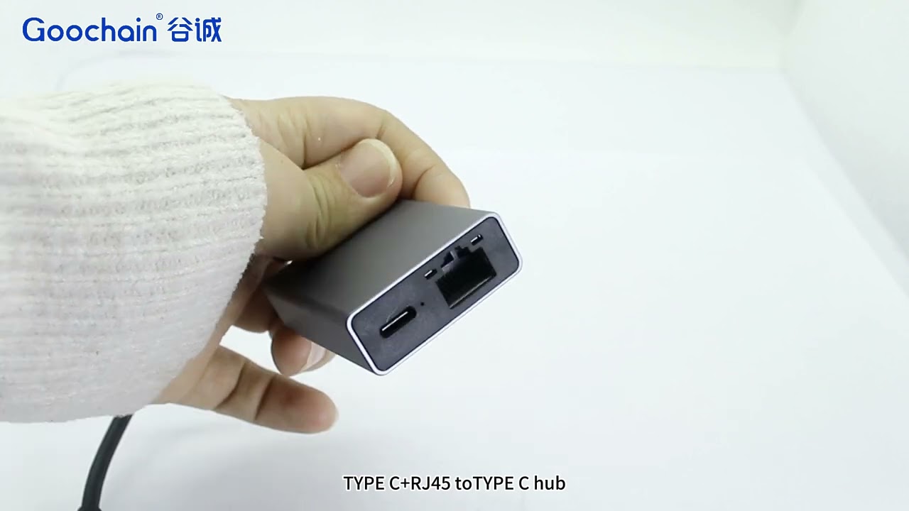 USB-C to Gigabit Ethernet Adapter with USB-C PD