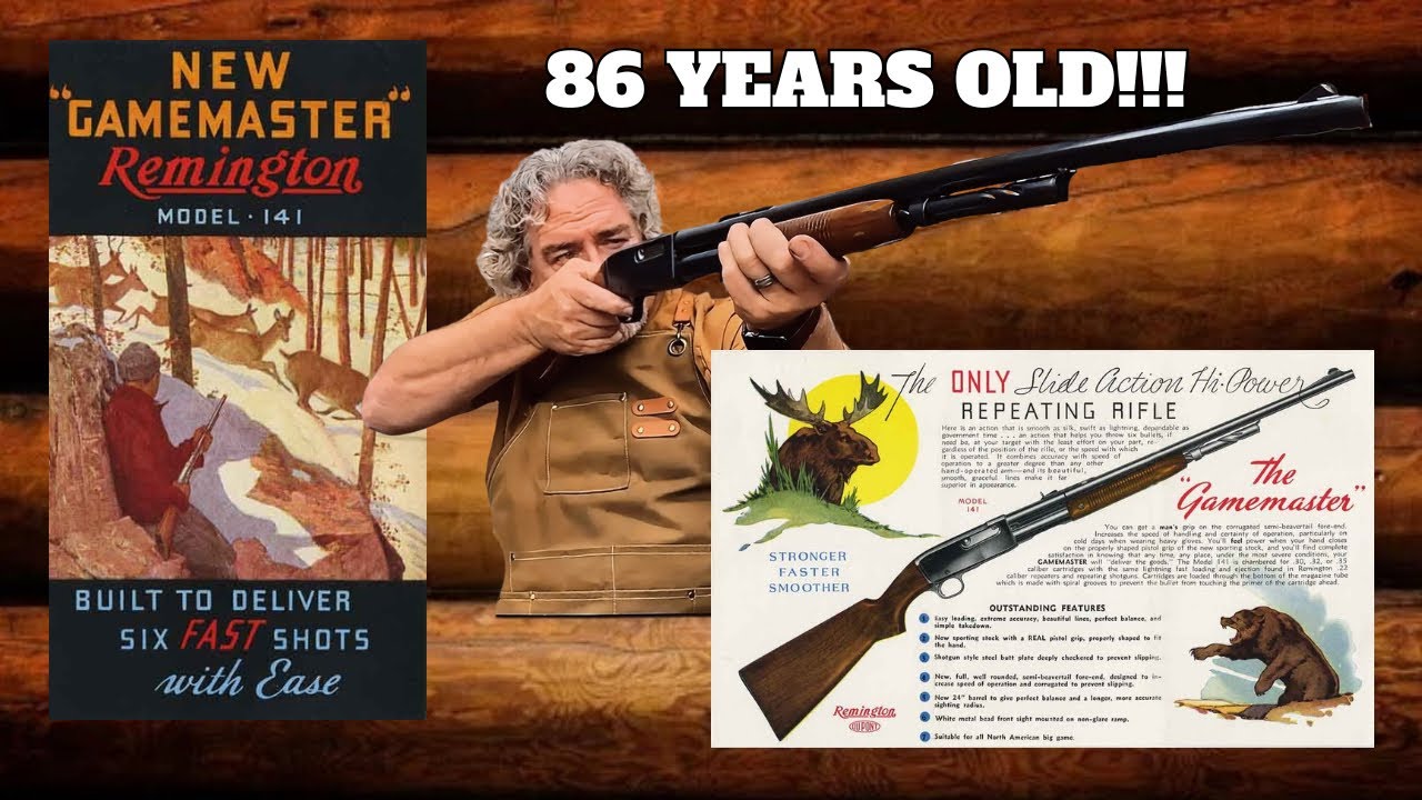 RESTORING A CLASSIC 1940 HUNTING RIFLE!!! REMINGTON “GAMEMASTER” MODEL 141 .30 CALIBER