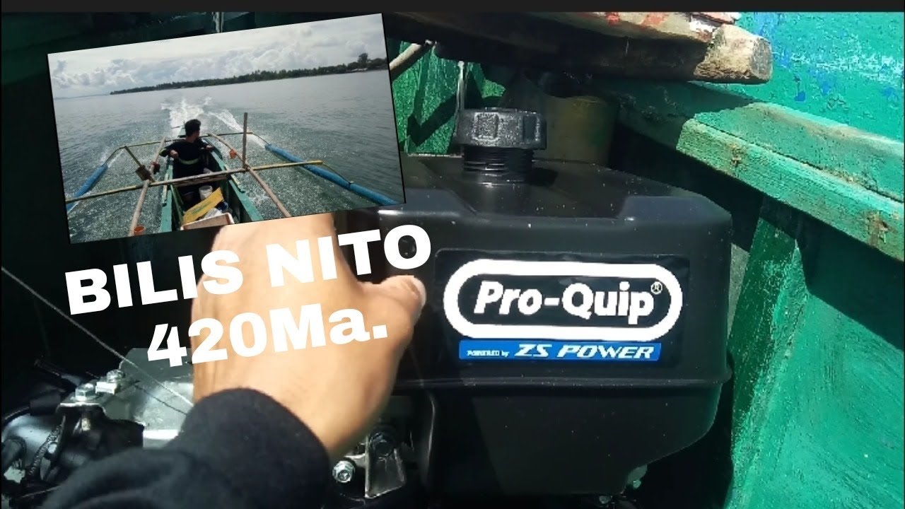 Sea trial Pro Quip 420MA. Grabi Ang Bilis Nito.