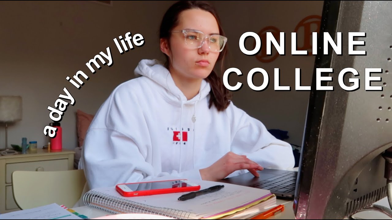 productive ONLINE SCHOOL day in my life!