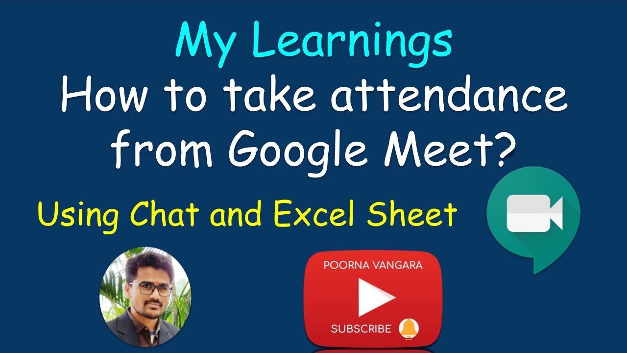 How to get a list of Google Meet participants? How to take attendance in Google Meet?