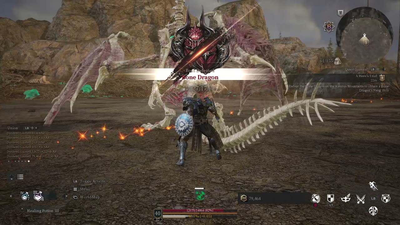 Bless Unleashed - Solo the Bone Dragon...
