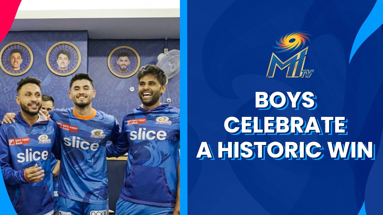 Celebrating a record-breaking victory | Mumbai Indians