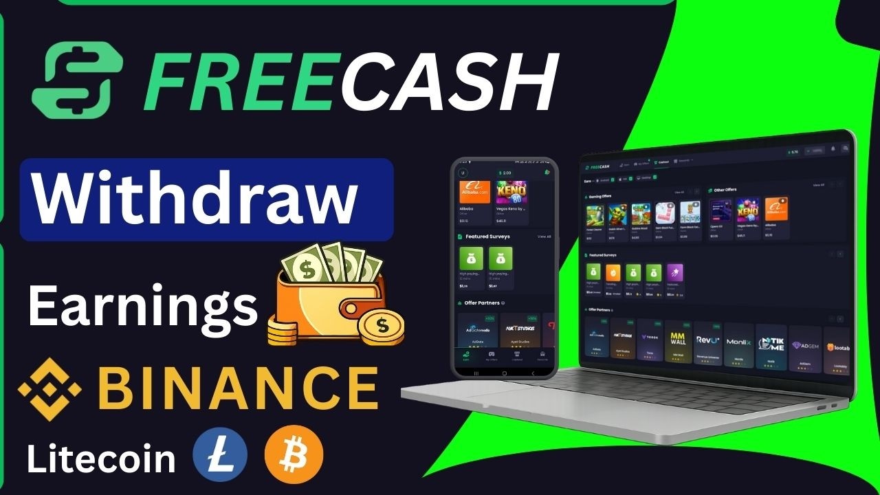 How To Earn And Withdraw Freecash To Binance (LTC) | With Proof | Step-by-step guide