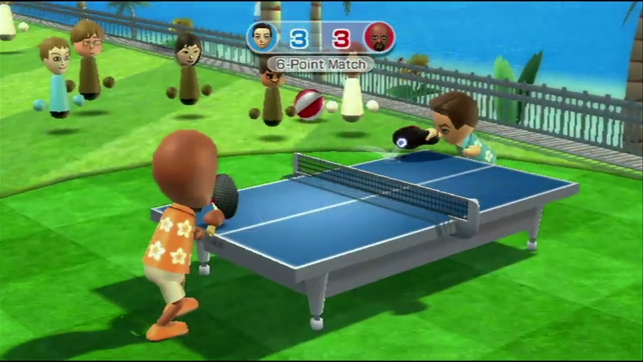 Wii Sports Resort Table Tennis - Chaotic Multiplayer Matches