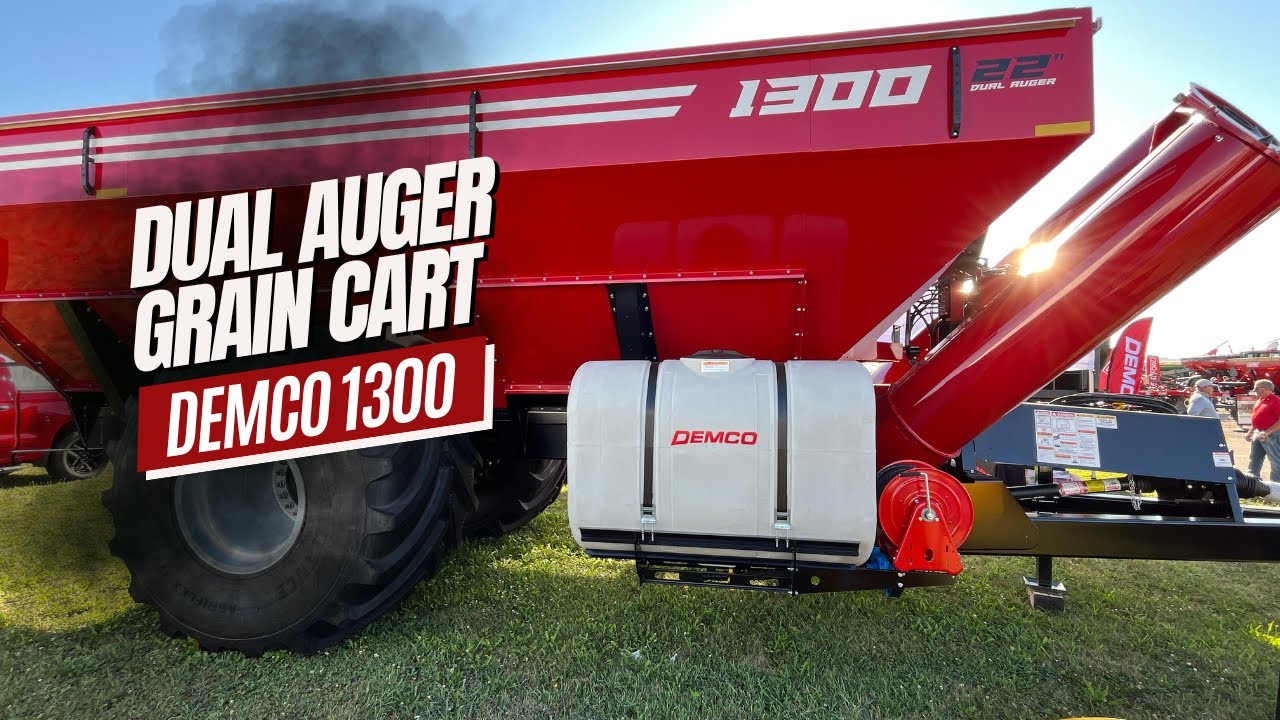 Demco Dual Aguer Grain Carts — Fire Safety Systems, Right or Left-Handed Unload, and More!