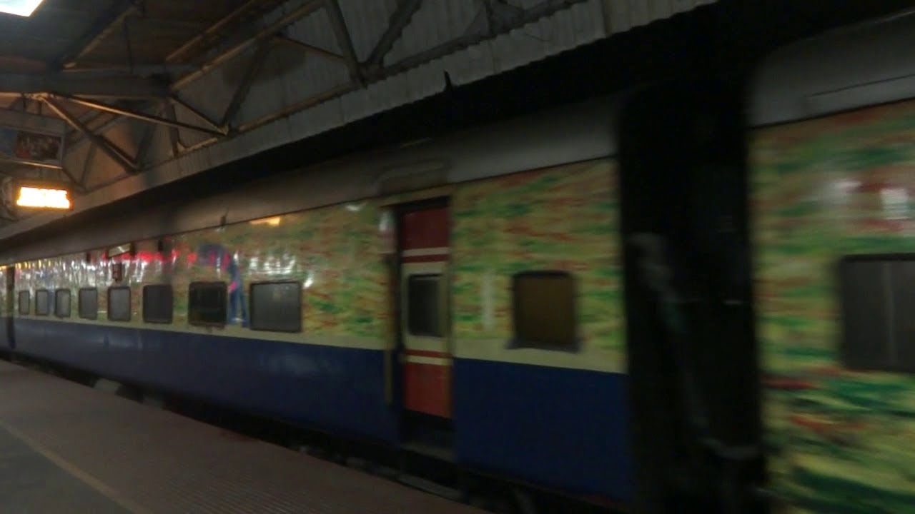 22208 Thiruvananthapuram Chennai Super AC Express with Three in one livery coach!!!