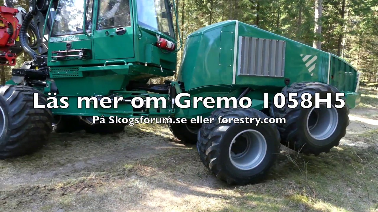 Gremo 1058 H5 - Världspremiär för ny skördare