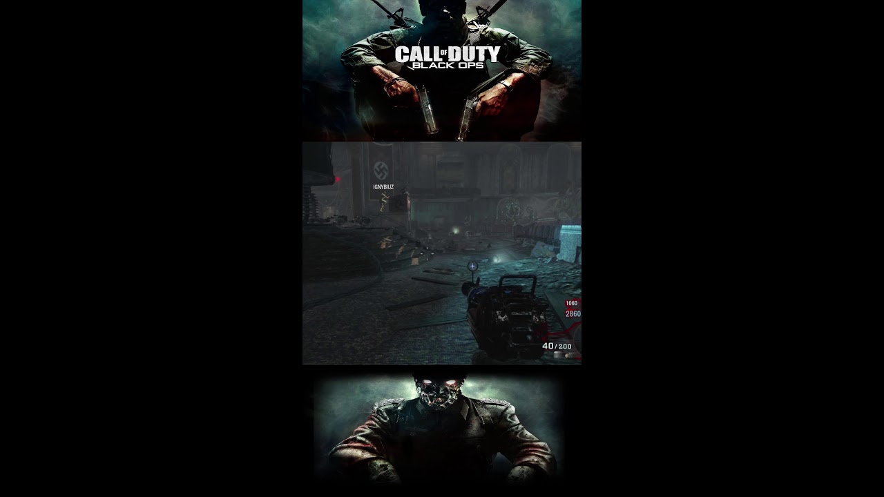 Jugando Call of duty Black ops 1