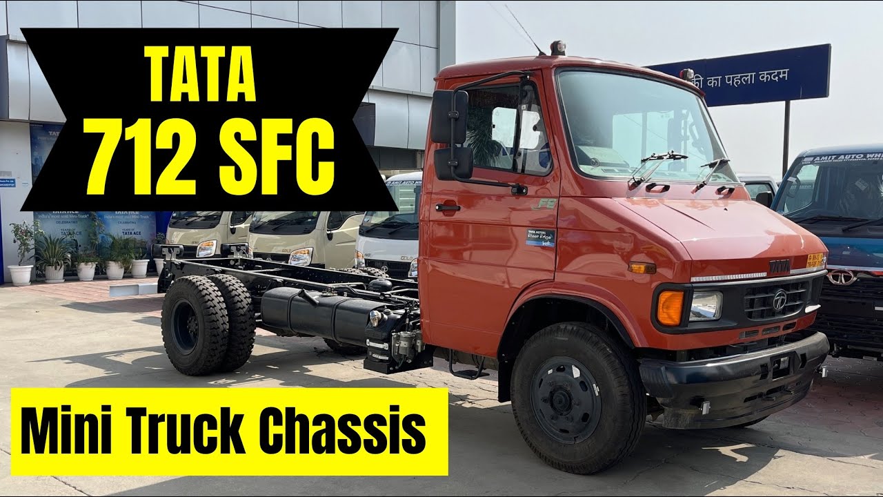 2024 New Tata 712 SFC Mini Truck Chassis|Tata Mini Chassis Truck 712|Tata 712 Chassis Review