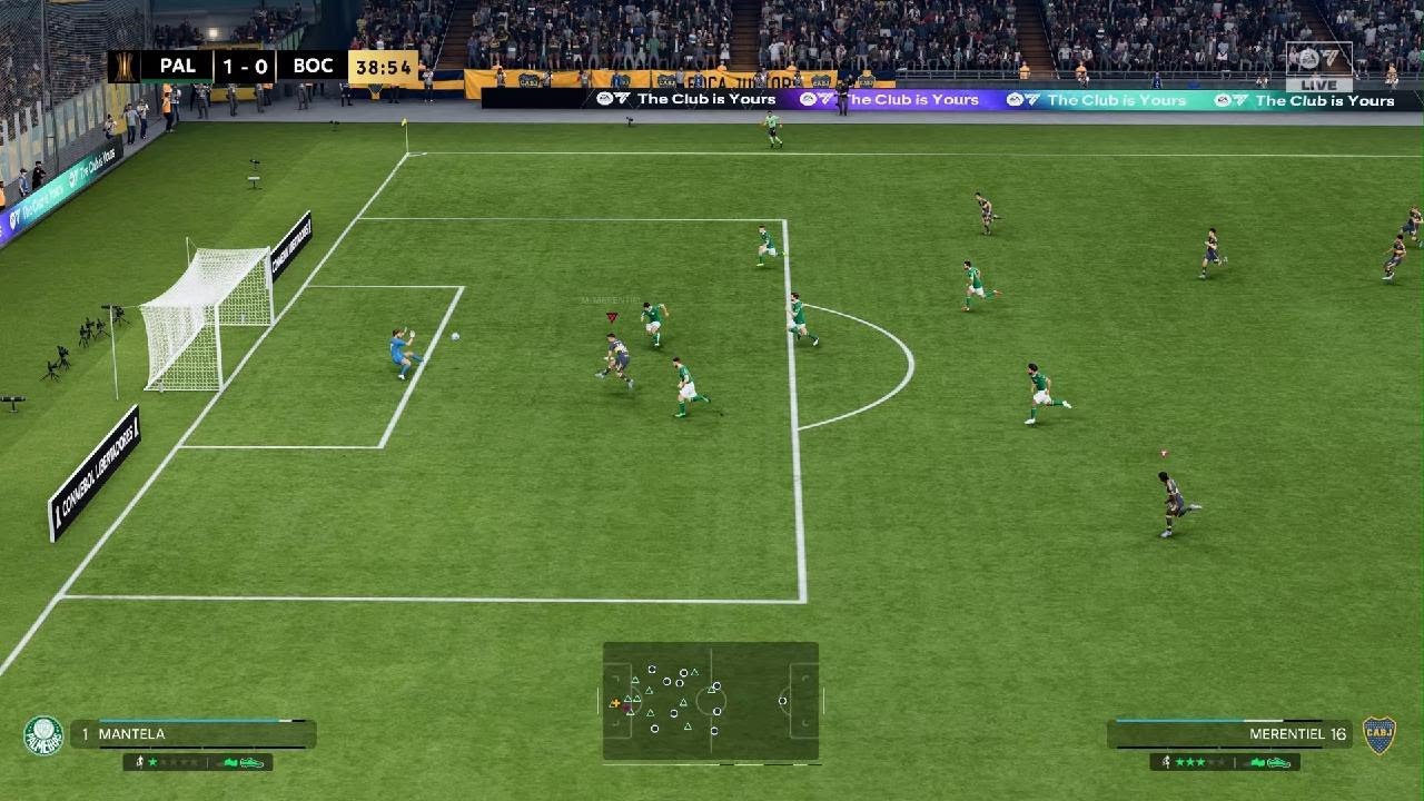 Final de Libertadores vs Palmeiras Modo Carrera con Boca 2027