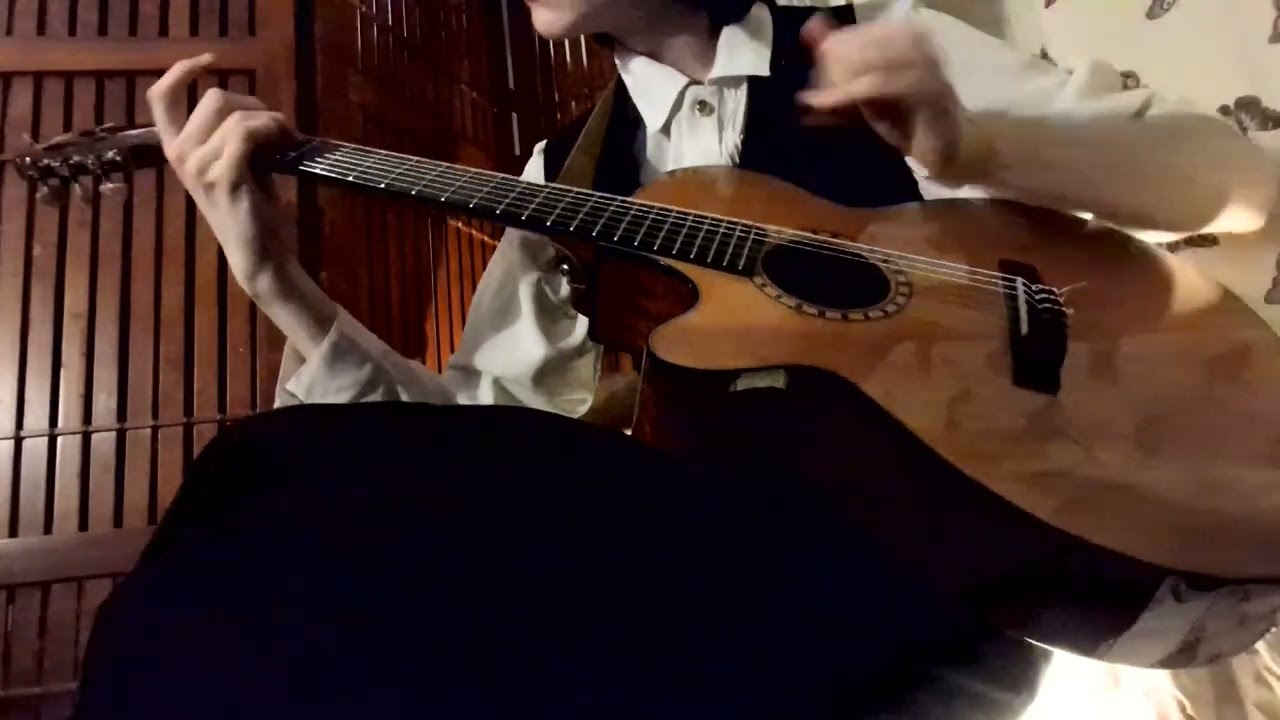 Radioactive - Imagine Dragon - Percussive Guitar Cover