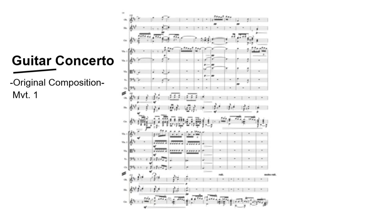 Guitar Concerto - Mvt. 1 | Original Composition