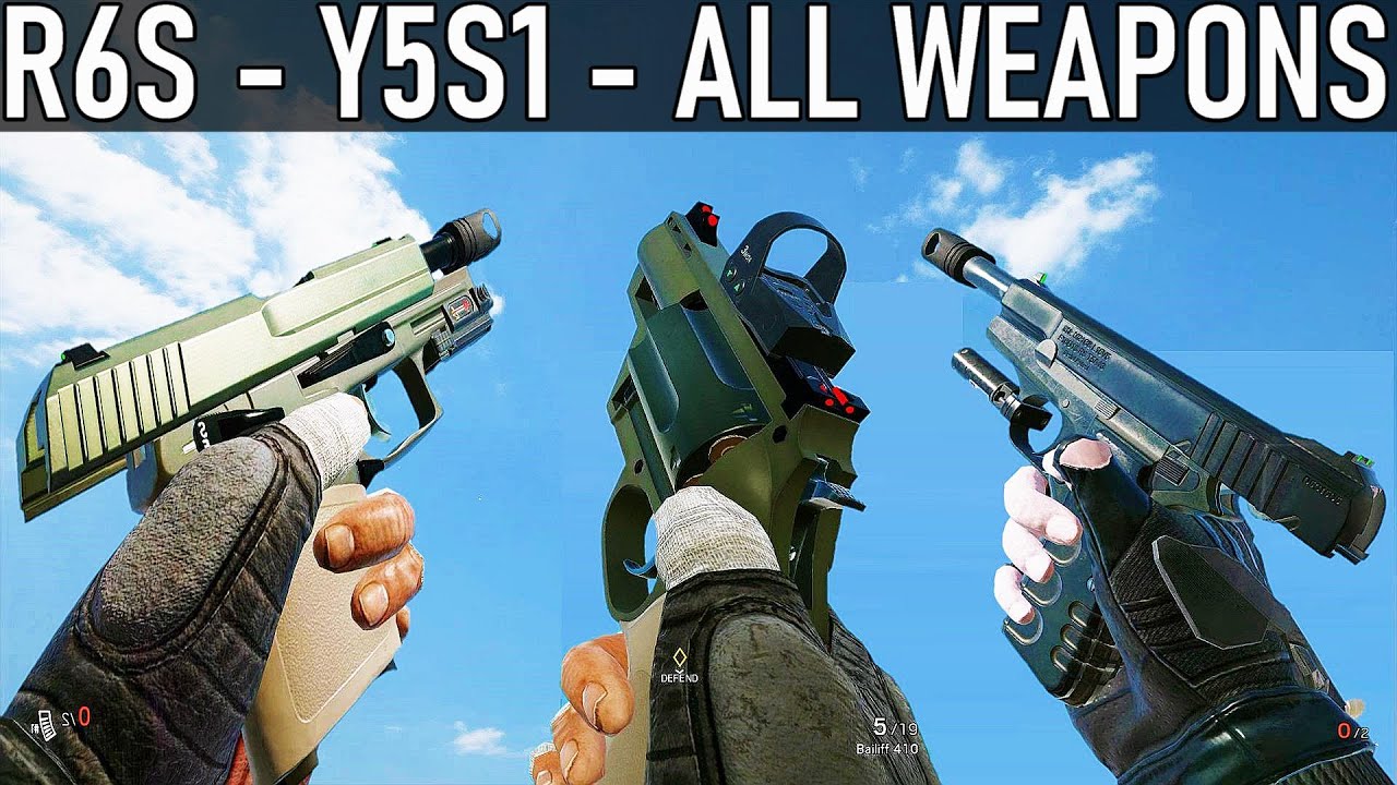 R6 Siege - All Weapons - Y5S1 [Void Edge Iana & Oryx}]