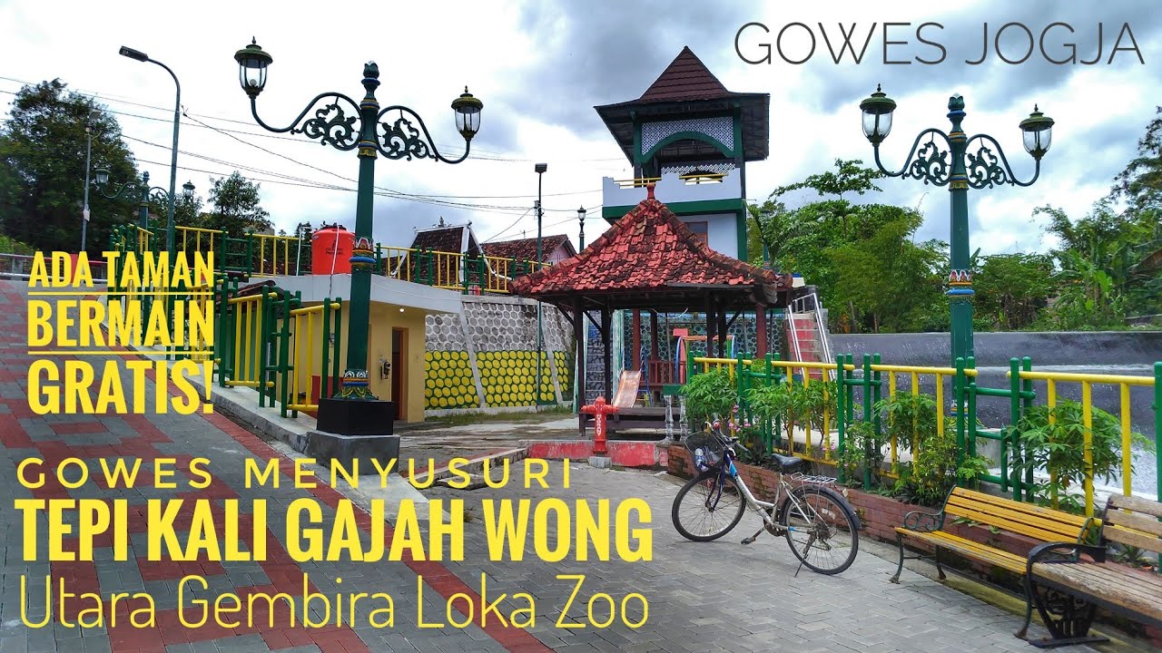 Gowes Menyusuri Tepi Kali Gajah Wong (Utara Gembira Loka Zoo) Yogyakarta