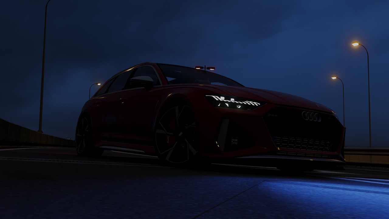AUDI RS6 1000HP at 300 KM/H – Pure Sound  Night Drive POV