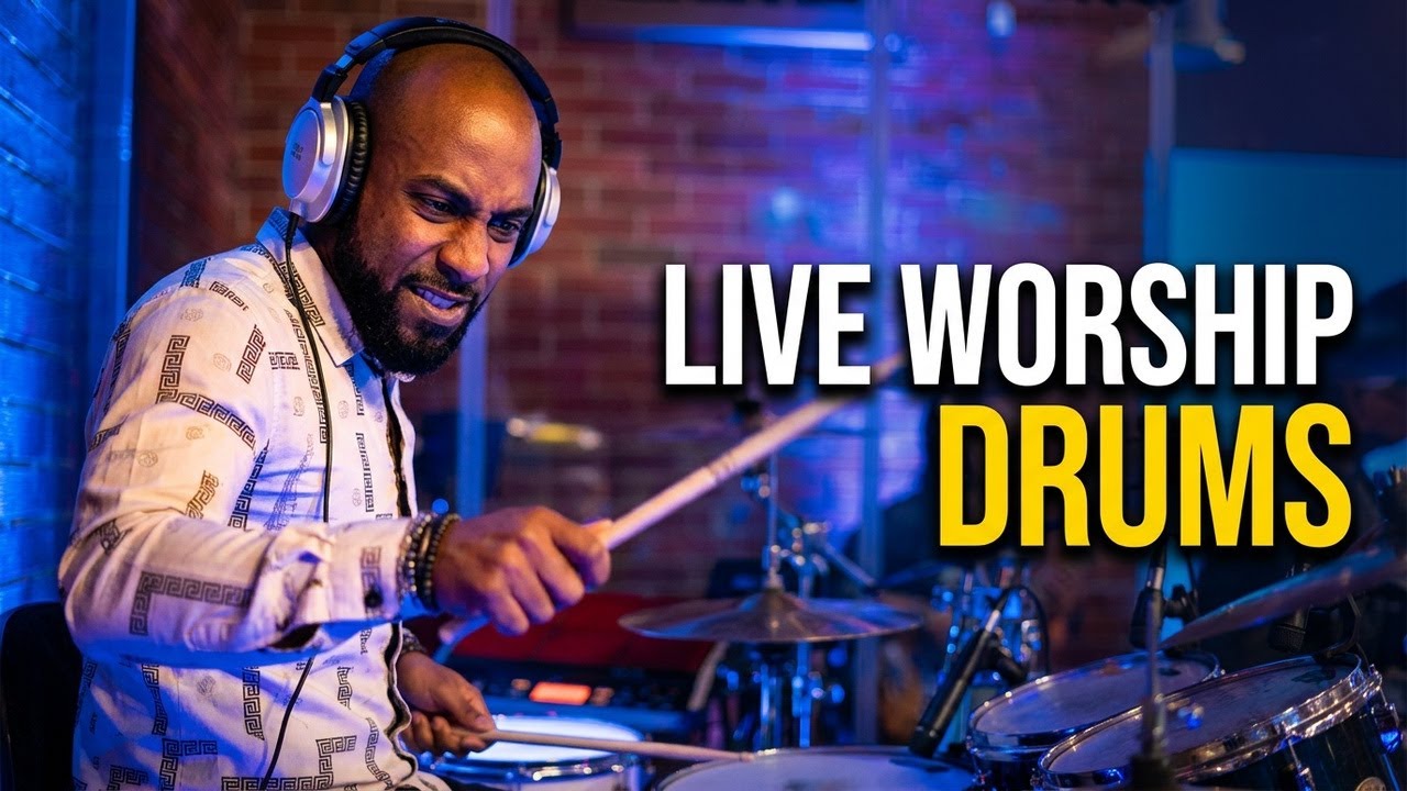 POV Praise & Worship 🥁🙌🏾 | Live Drum View at Church