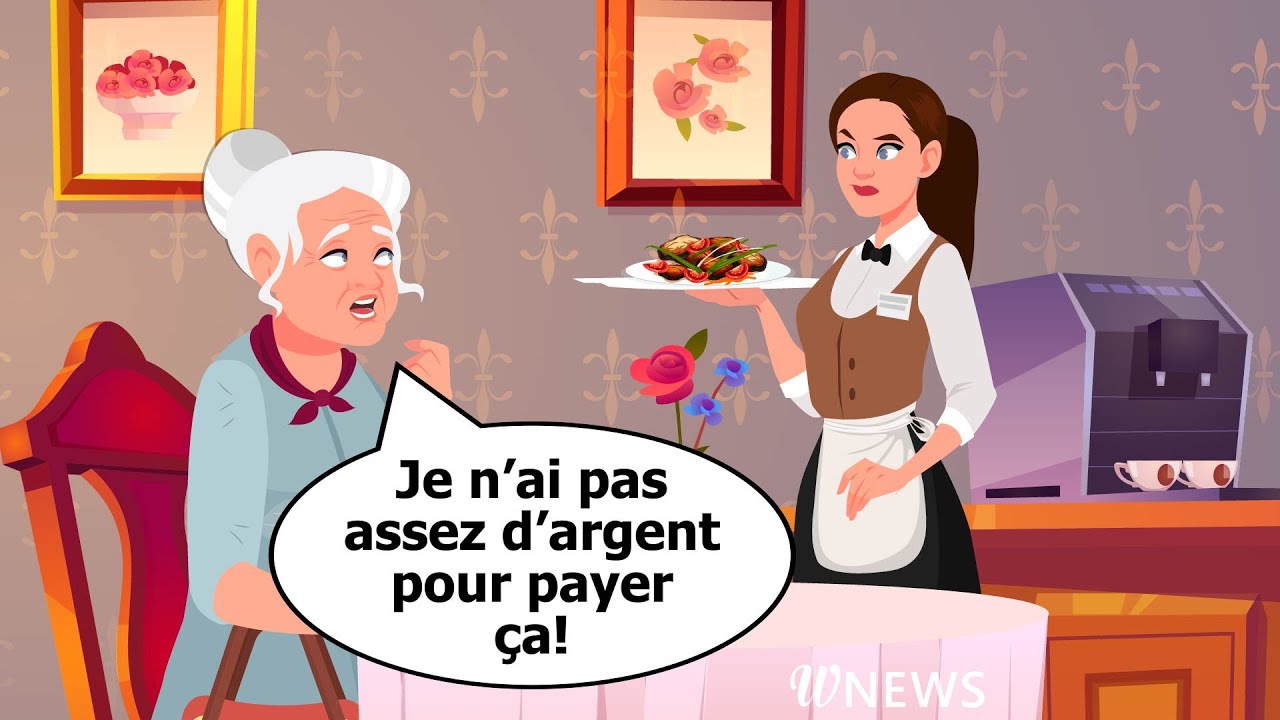 La vieille femme malheureuse est devenue la risée du restaurant pour tout le monde sauf une personne