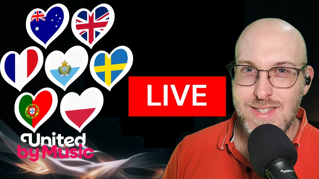 Eurovision 2026 LIVE React-athon! 🇦🇺🇬🇧🇫🇷🇸🇲🇸🇪🇵🇹🇵🇱 #eurovision2026
