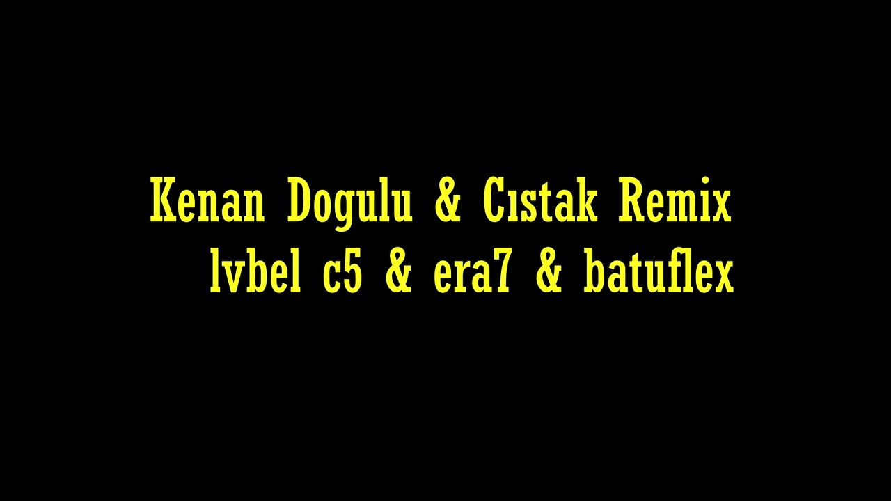 Kenan Doğulu & LVBELC5 & BATUFLEX - Şans Meleğim (Remix)