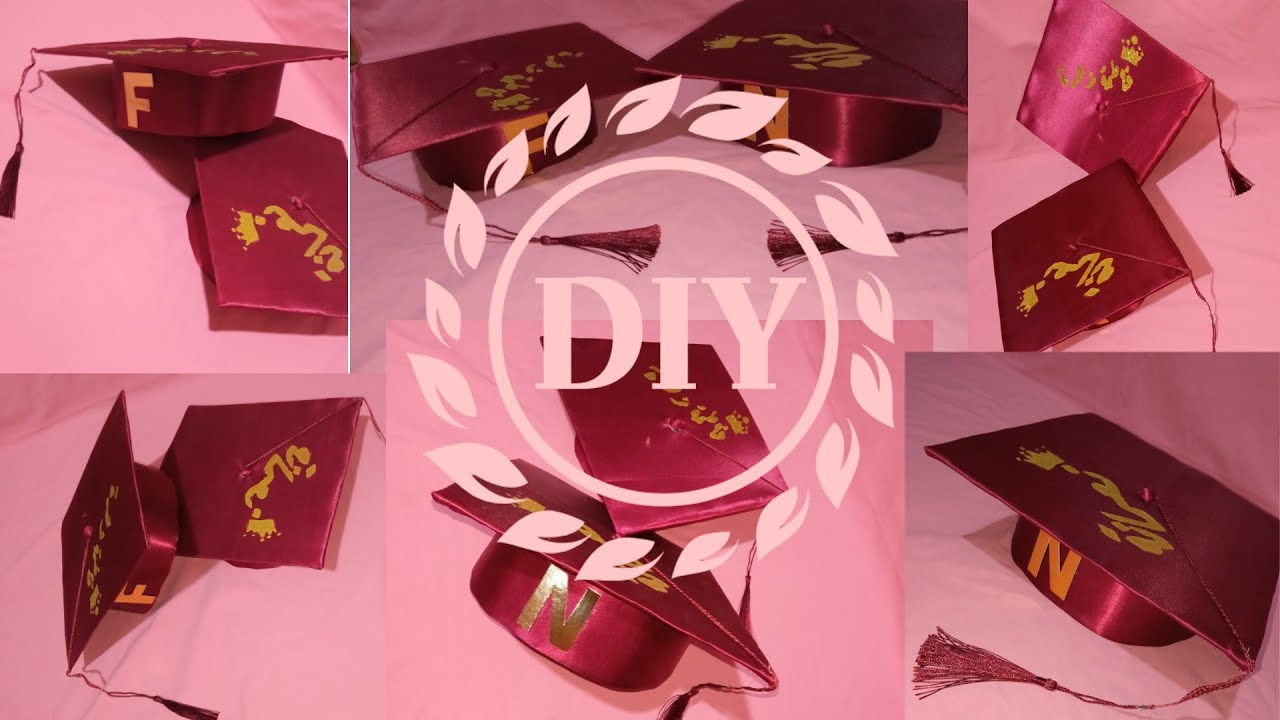 صنع قبعة التخرج ⁦👩‍🎓⁩ بشكل عصري وجديد 😍 