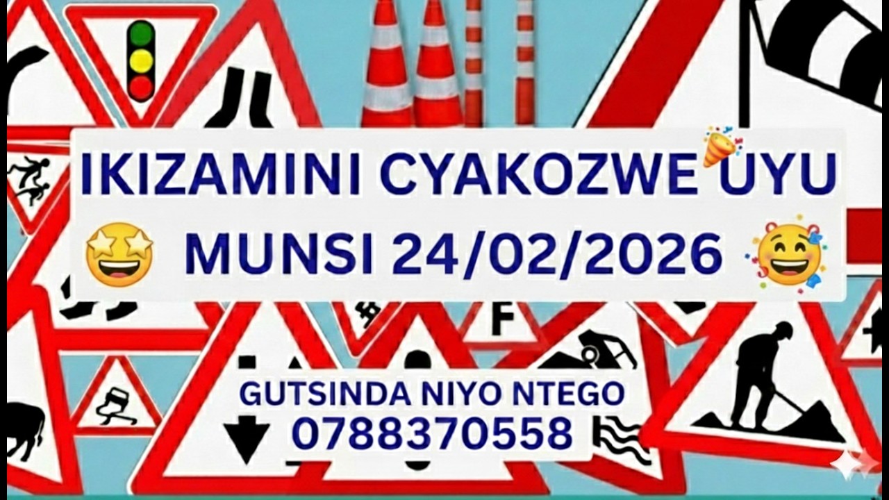 24 02 AMATEGEKO Y’UMUHANDA IBIBAZO N’IBISUBIZO BY’IKIZAMI CY’URUHUSHYA RWAGATEGANYO 🚔PROVISOIRE🚔