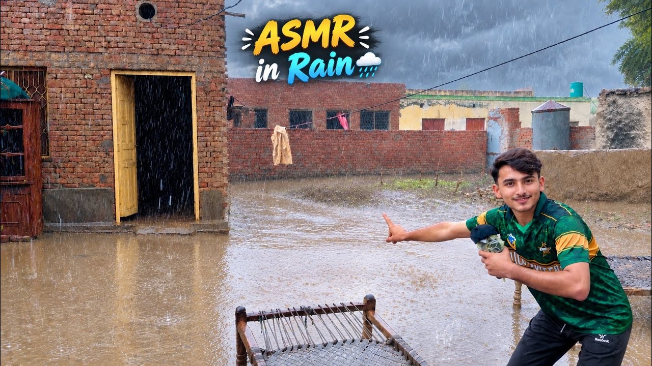 ASMR In Rain 🌧️ | Outdoor 