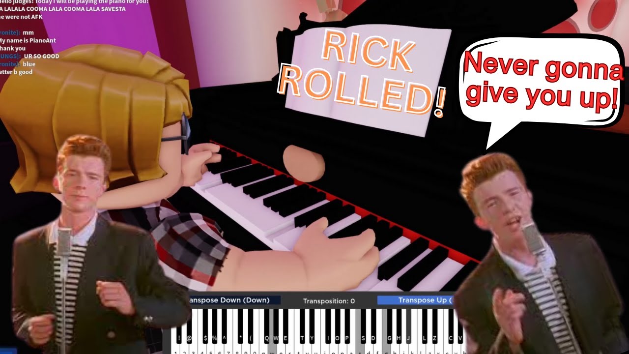 RICK ROLLLING judges in Roblox Got Talent! (GOLDEN BUZZER)