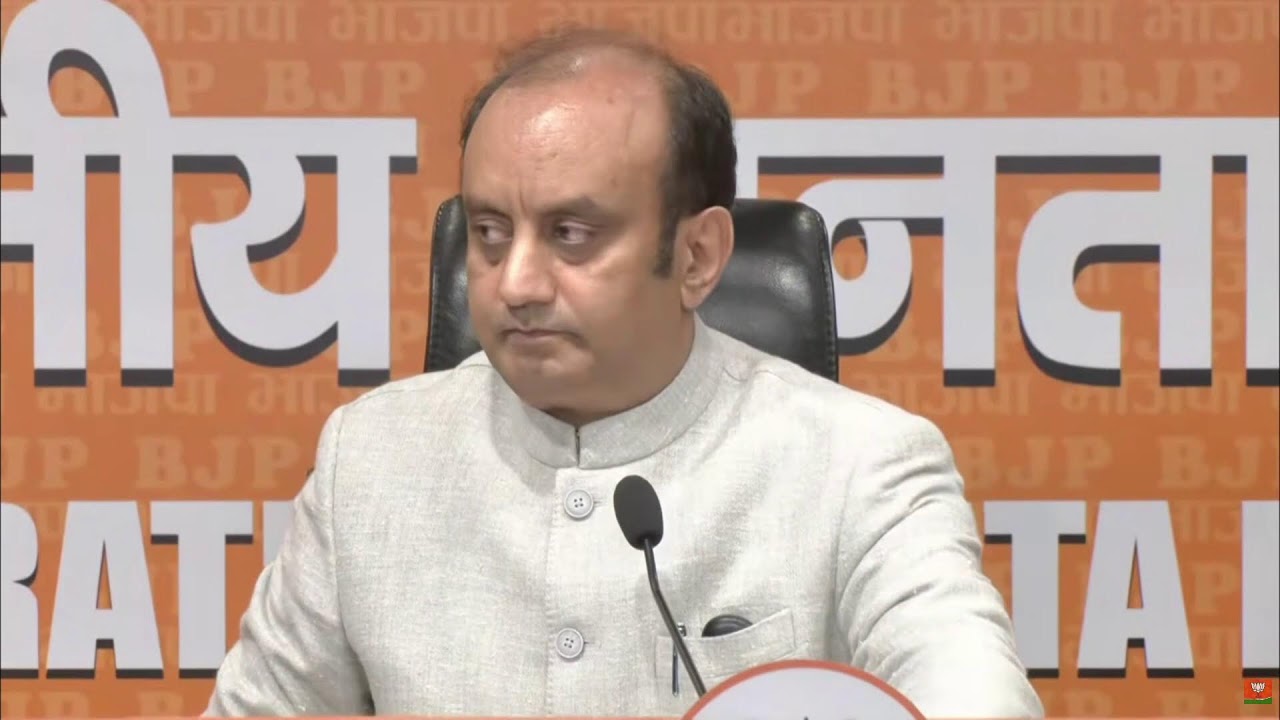 LIVE: BJP National Spokesperson Dr. Sudhanshu Trivedi addresses press conference at BJP headquarters