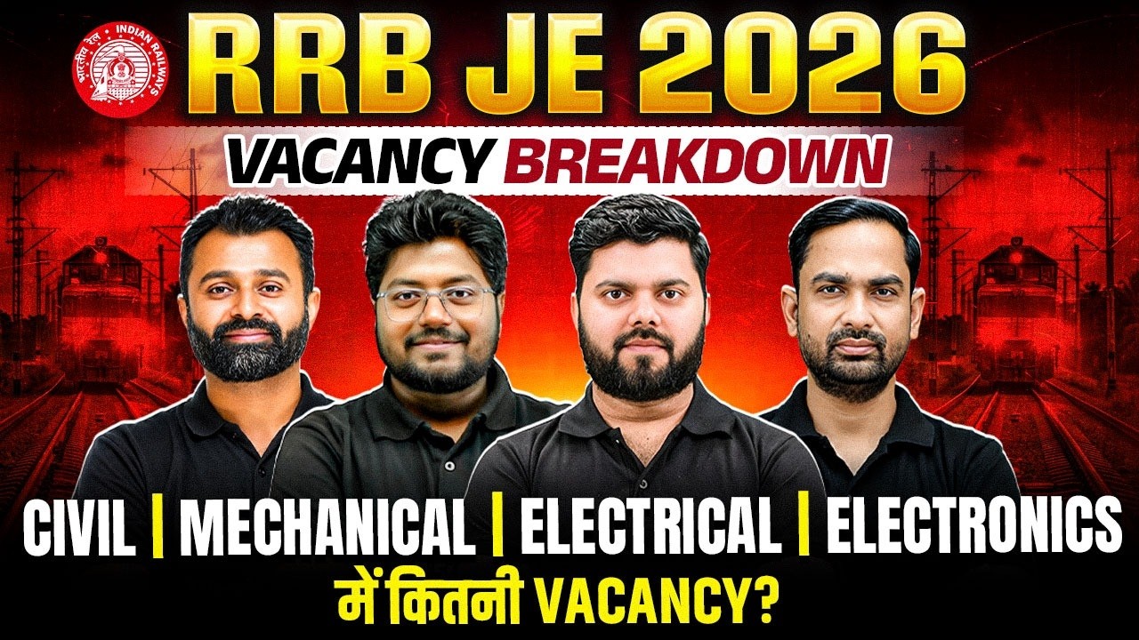 RRB JE Vacancy 2206 | Civil, Mechanical, Electrical & Electronics | Branch-Wise Seats Breakdown