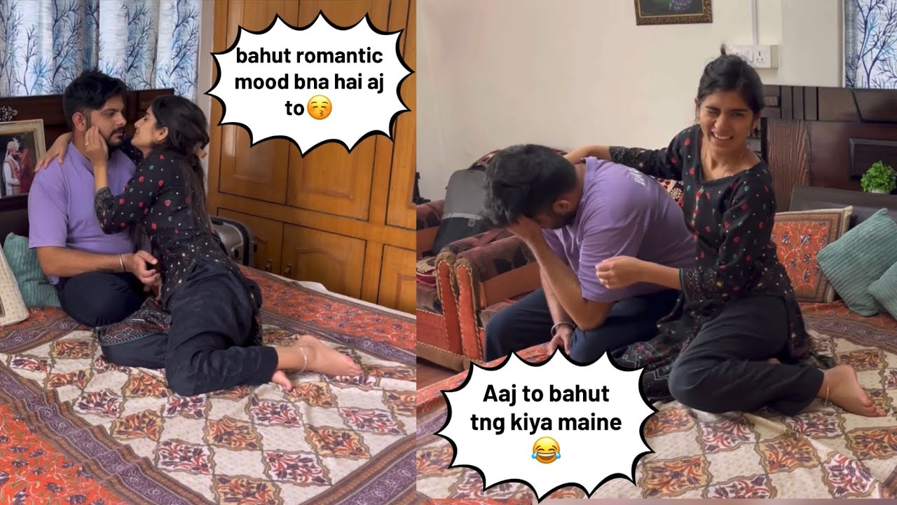 Irritating the husband || kissing prank 💋|| Shivam and Babita #prank #funny