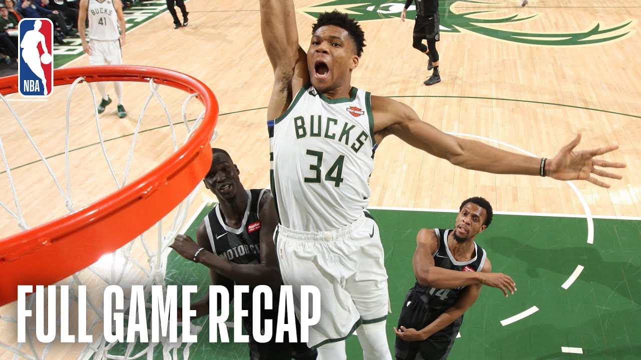 PISTONS vs BUCKS | Giannis Takes Flight in Playoff Opener | Game 1