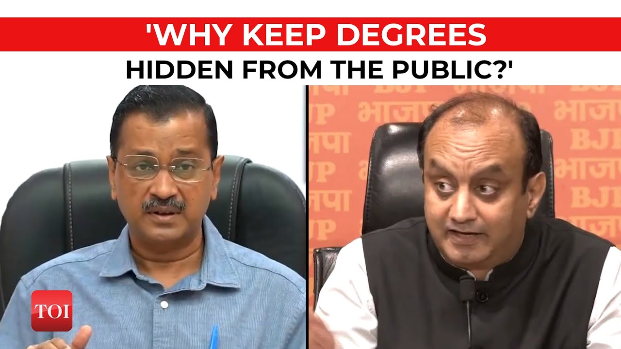 Arvind Kejriwal raises questions PM Modi's educational qualification, BJP counters