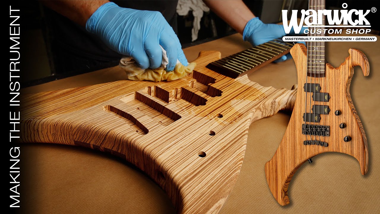 Making Of | Warwick Buzzard | Custom Shop #25-4453 | Natural Oil Finish | #warwickbasses