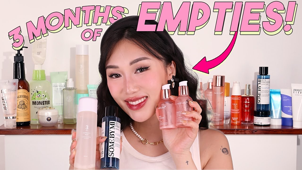 *Unsponsored* 3 MONTHS OF EMPTIES | Beauty Skincare Empties