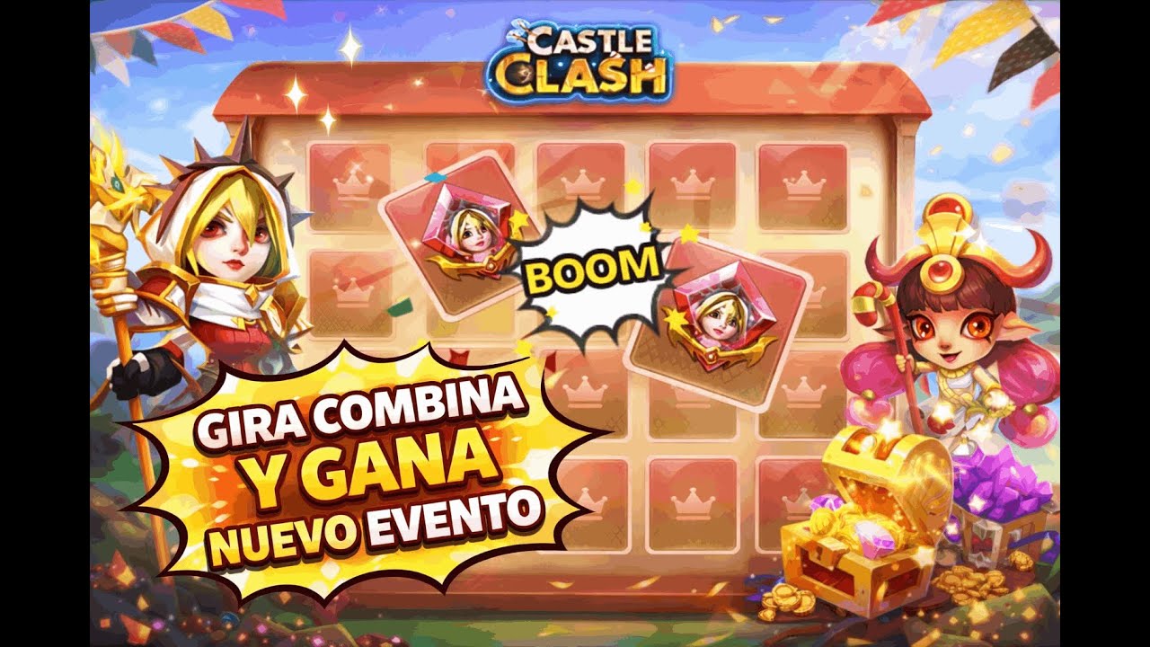 Gira Combina y Gana | Recompensas Gratis | Castle Clash | Castillo Furioso | Rupe the Legend |