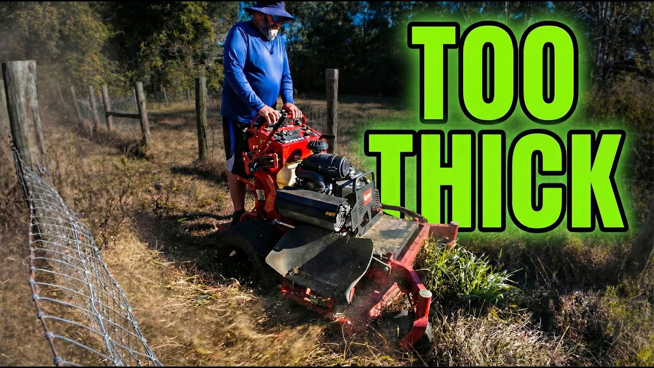 Mowing a MASSIVE Overgrown Field | Toro Stand-On First Impressions