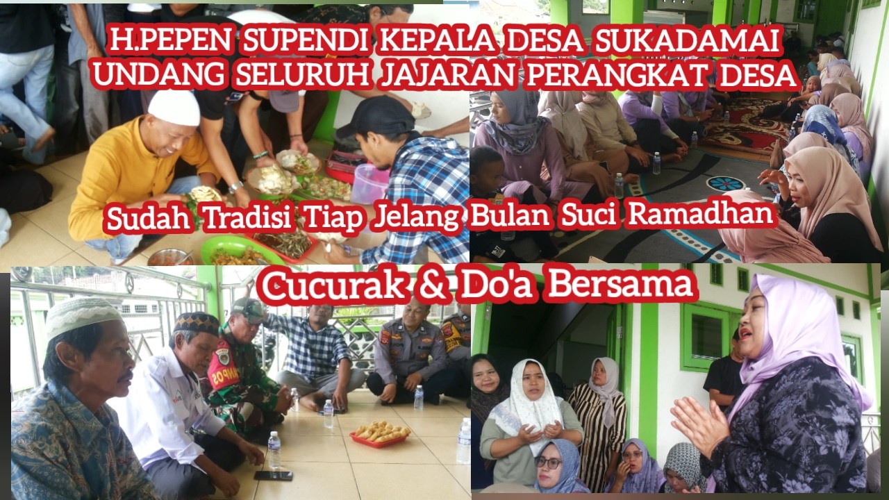 Spesial Moments Stakeholder Pemdes Sukadamai Cucurak Jelang Ramadhan