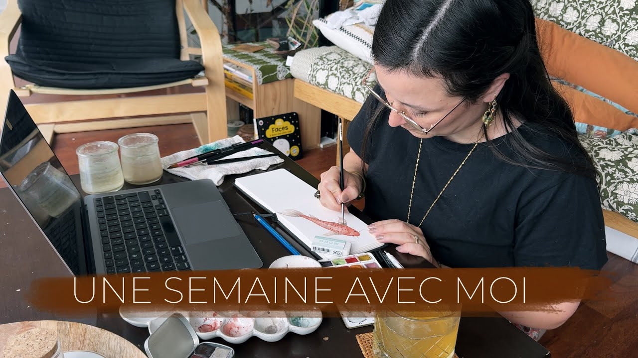 Comment je m’organise en restant slow | une semaine dans mon studio