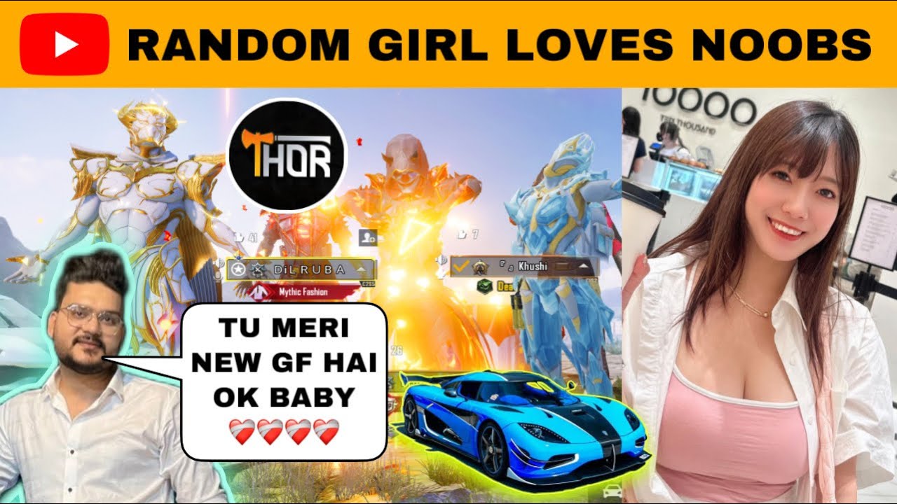 THOR GAMING ke sath Milkar😍Random 2 Ladkiyo Se Propose Karvaliya😂They Flirted with Us