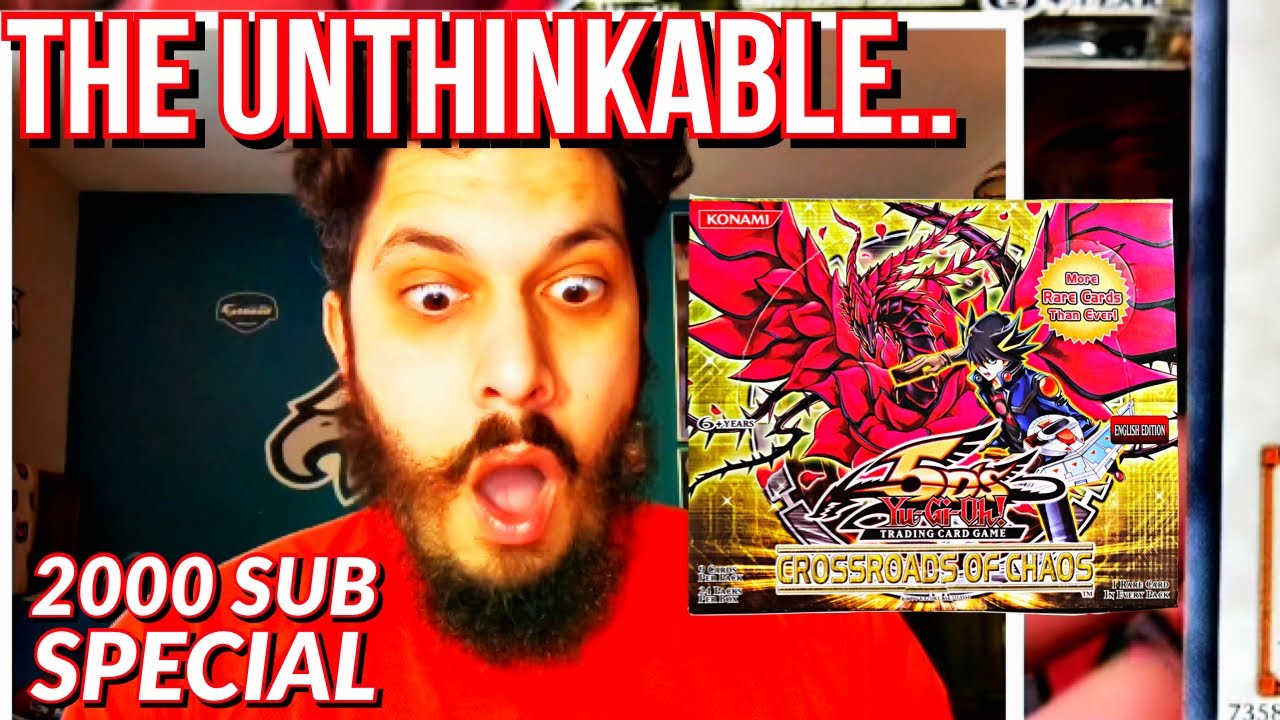 *ALMIGHTY* CROSSROAD of CHAOS Yugioh 5Ds BEST Booster Box Opening of ALL TIME | 2000 Sub Special🌹🐉