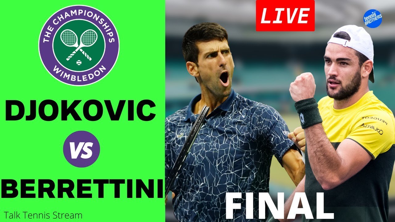 DJOKOVIC vs BERRETTINI | Wimbledon Men's Final 2021 | Talking Tennis Stream