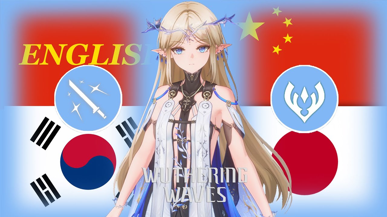 Cartethyia Voice in 4 Different Languages (Skills & Ultimate) | Wuthering Waves Cartethyia