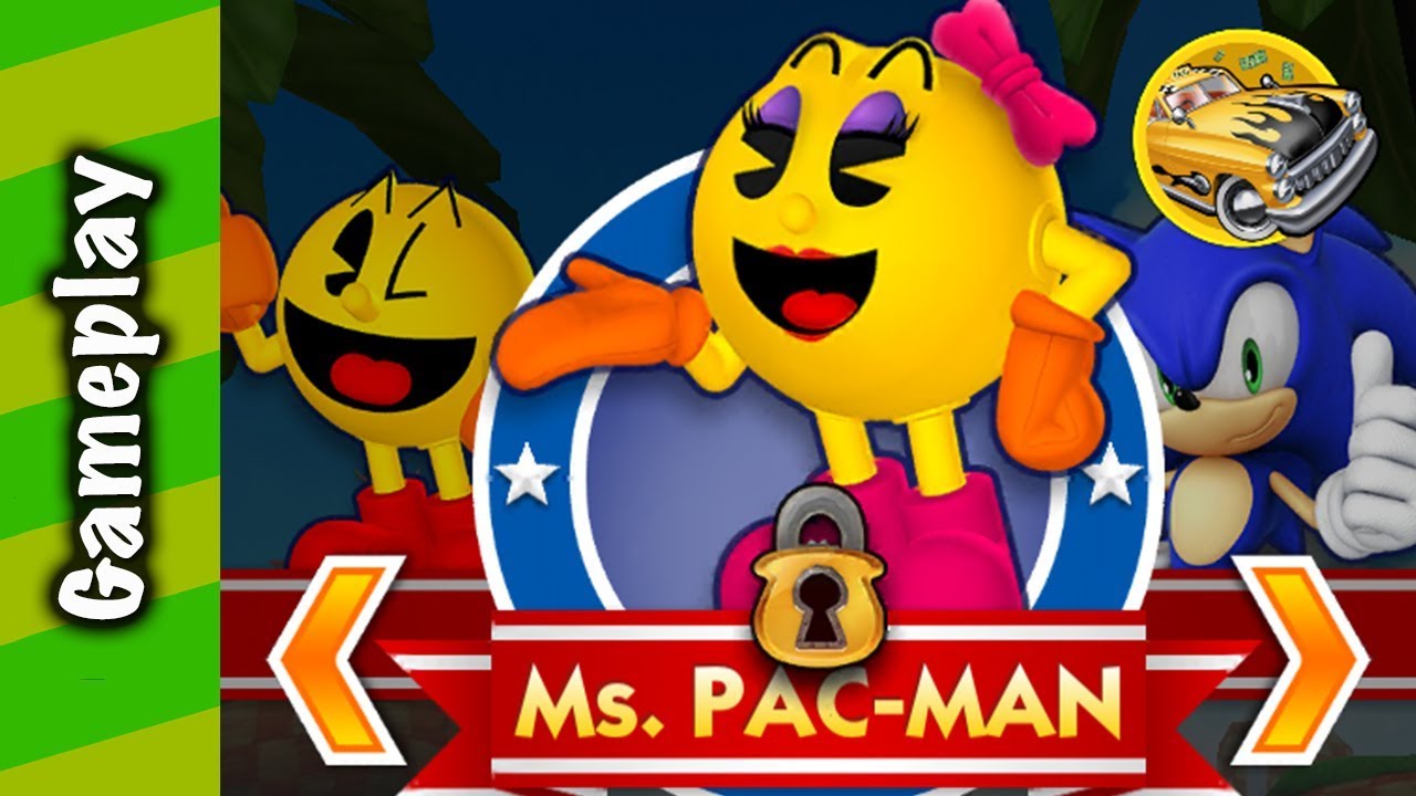 Sonic Dash - Ms. Pac-Man Gameplay!