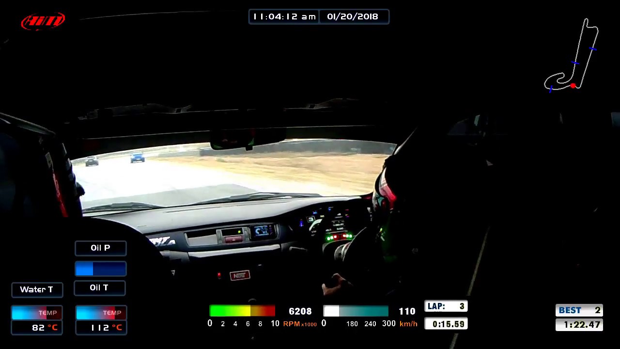 Master Tuning Asia - MTA / Alignment Formula EVO 9 @ GIC Circuit 21/01/2018 1'20 Lap