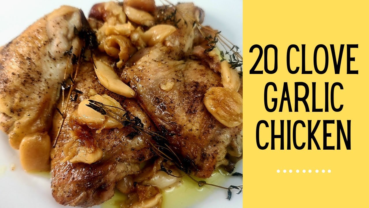 20 Clove Garlic Chicken... Cheap Eats!
