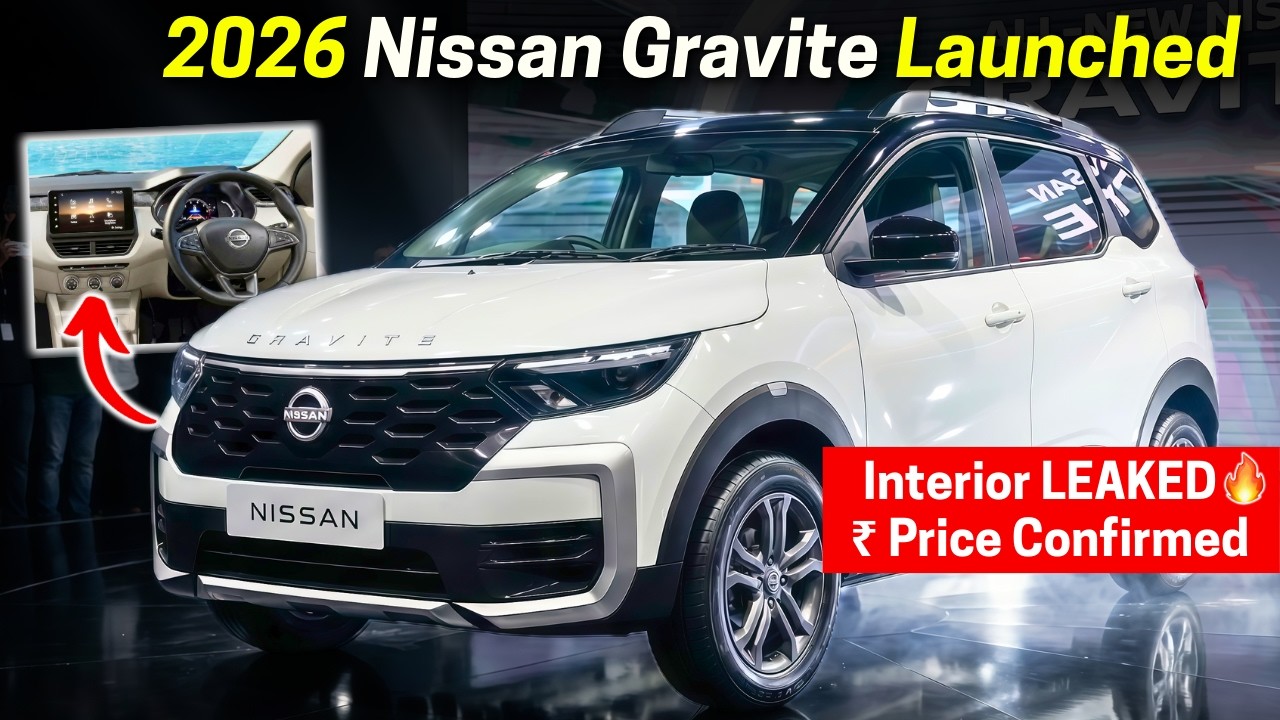 Nissan Gravite 2026 Launched - Interior First Look, CNG Model and Price Confirmed
