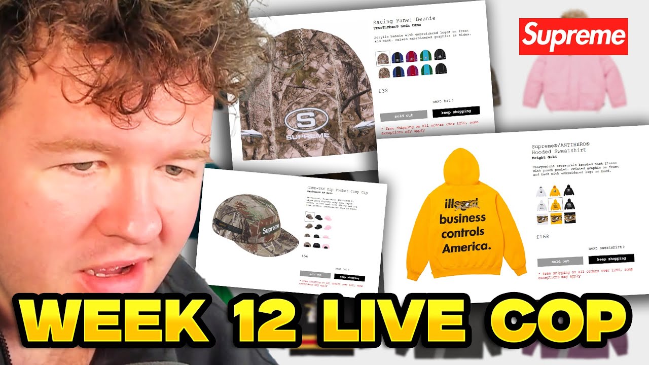 SUPREME FW25 НЕДЕЛЯ 12 LIVE COP! ЧТО СЕГОДНЯ РАСПРОДАНО?