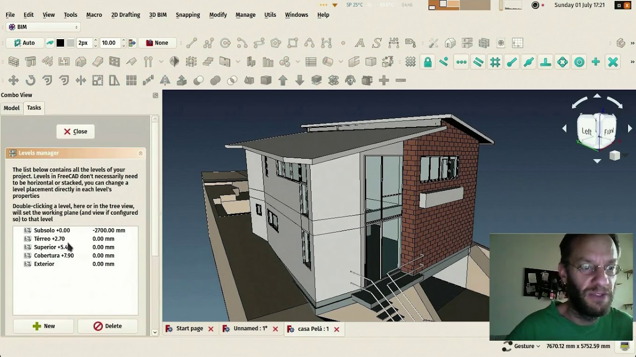 BIM with FreeCAD - The BIM workbench